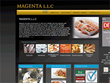Tablet Screenshot of magentafoods.com